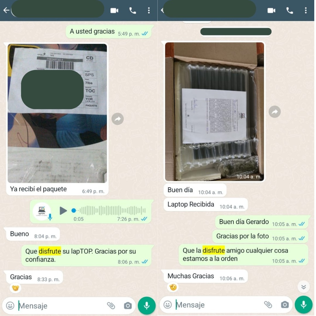 Reseña cliente TEKNOPRO 1